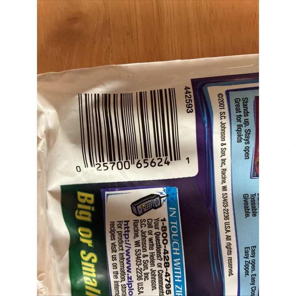 Ziploc Heavy Duty LARGE 8 Count Big Bags 13